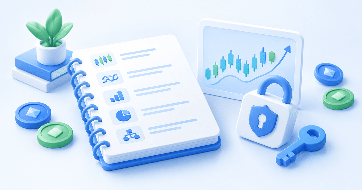Beginner learning crypto trading terms for wallets, orders, risk, and automation.