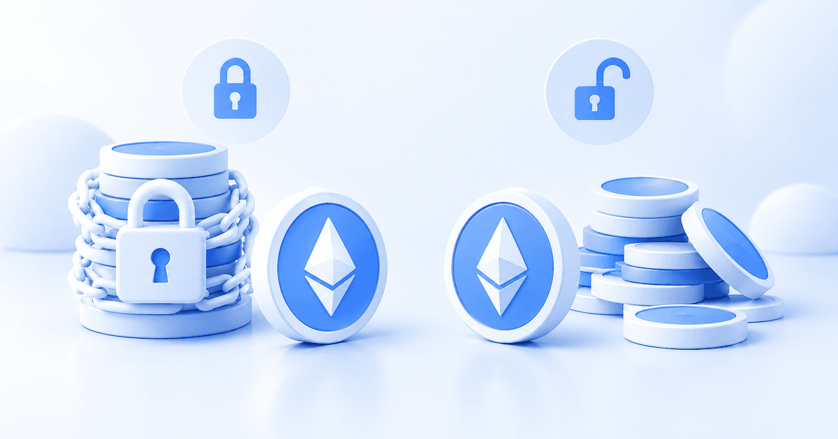 Token between incoming supply, scheduled releases and practical use, with a trader reviewing the relationships.